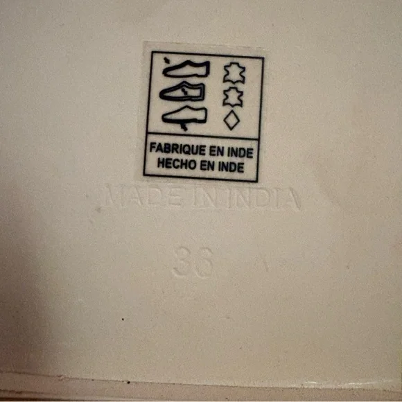 NWT Free People Sophie slip on Neutral Beige Leather Sandals 36/6 - Picture 6 of 6